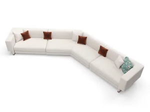 ELISSA - Modular fabric sofa with removable cover - Sofa by Gallotti&Radice