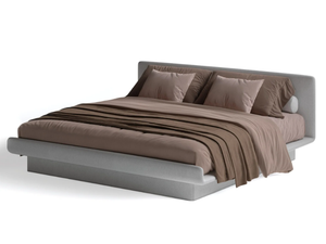 LILAS - Fabric double bed with upholstered headboard - Bed frame by Gallotti&Radice