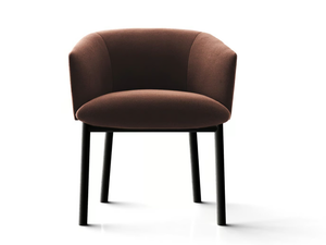 LIVRETTE - Upholstered chair with armrests - Chair by Gallotti&Radice