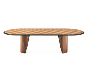 MANTO OVAL - Oval wooden table - Table by Gallotti&Radice