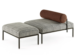OLY - Upholstered fabric bench - Bench by Gallotti&Radice