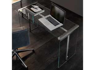 PRESIDENT DATTILO - Rectangular crystal writing desk - Desk by Gallotti&Radice
