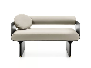 STAMI - Leather small sofa - Sofa by Gallotti&Radice