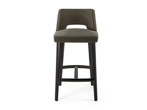 THEA - High leather stool - Stool by Gallotti&Radice