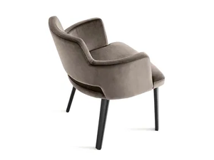 THEA QUEEN - Upholstered fabric chair with armrests - Chair by Gallotti&Radice