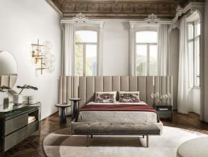 YUKI - Fabric double bed - Bed frame by Gallotti&Radice