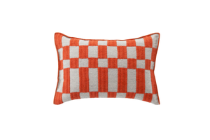 BANDAS B - Rectangular hand embroidered wool cushion - Accessories by GAN