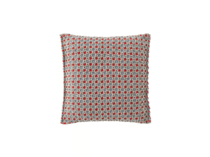 GARDEN LAYERS BLUE - Motif square outdoor polypropylene cushion - Accessories by GAN