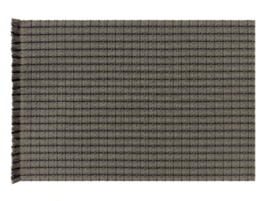 GARDEN LAYERS CHECKS. GREEN - Rectangular polypropylene outdoor rugs with geometric shapes - Rug by GAN