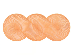 GIRO PEACH - Handmade wool rug - Rug by GAN