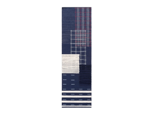 LAN INDIGO - Rectangular wool rug - Rug by GAN