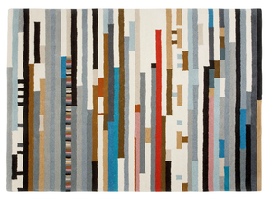 LEPARK - Rectangular wool rug with geometric shapes - Rug by GAN