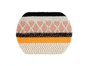 MINI CARAMELO - Striped wool rug - Rug by GAN