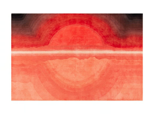 SUNSET - Patterned rectangular handmade wool rug - Rug by GAN