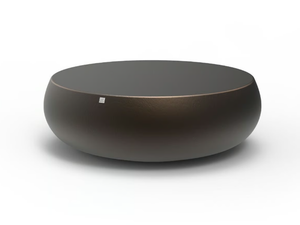ARIEL - Round fiberglass coffee table - Coffee table by GANSK