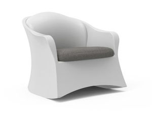 BRISA - Fiberglass armchair with armrests - Armchair by GANSK