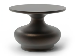 DORIS - Round fiberglass coffee table - Coffee table by GANSK