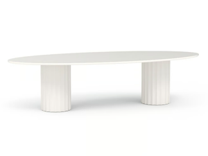 ROMA - Oval fiberglass garden table - Table by GANSK