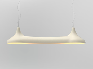 TUBA - LED fiberglass pendant lamp - Ceiling lamp by GANSK