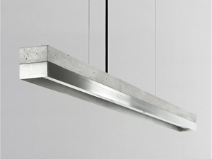[C1] STAINLESS STEEL - Dimmable LED Pendant Light (L 122cm) - Ceiling lamp by GANTlights