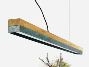 [C1o] OXIDISED COPPER - Dimmable LED Pendant Light (L 122cm) - Ceiling lamp by GANTlights