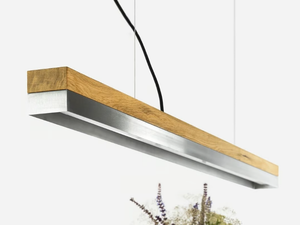 [C1o] STAINLESS STEEL - Dimmable LED Pendant Light (L 122cm) - Ceiling lamp by GANTlights