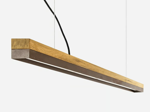 [C3o] CORTEN STEEL - Dimmable LED Pendant Light (L 182cm) - Ceiling lamp by GANTlights