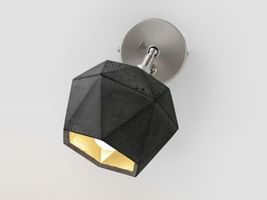 [T2] DARK SPOT - Adjustable cement wall lamp - Wall lamp by GANTlights