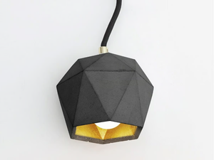 [T2] DARK UP - Adjustable gold leaf table lamp - Table lamp by GANTlights