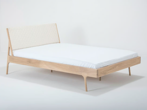 FAWN - Oak double bed - Bed frame by GAZZDA