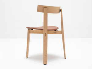 NORA - Upholstered leather chair open back - Chair by GAZZDA