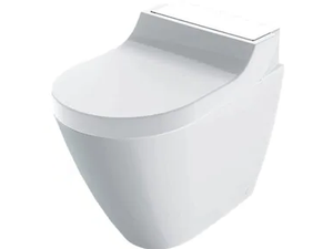 AQUACLEAN TUMA - Floor mounted toilet with bidet - Toilet seat by Geberit