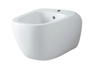 CITTERIO - Wall-hung back to wall bidet with overflow - Toilet seat by Geberit
