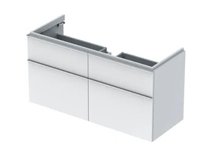 ICON - Double wall-mounted vanity unit with drawers - Washbasin cabinet by Geberit