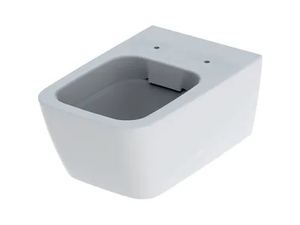 ICON SQUARE - Wall-hung Vitreous China toilet - Toilet seat by Geberit