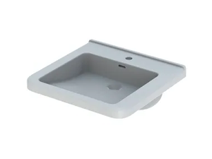 SELNOVA COMFORT SQUARE - Vitreous China washbasin for disabled - Washbasin by Geberit