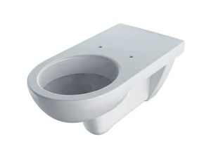 SELNOVA COMFORT - Wall-hung Vitreous China toilet for disabled - Toilet seat by Geberit