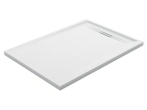 SESTRA - Anti-slip rectangular Resin Stone shower tray - Shower tray by Geberit