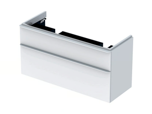 SMYLE SQUARE - Double wall-mounted vanity unit with drawers - Washbasin cabinet by Geberit