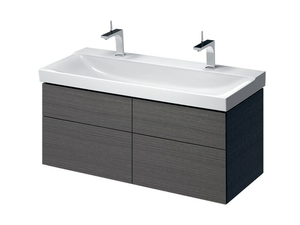 XENO² - Double wall-mounted vanity unit with drawers - Washbasin cabinet by Geberit