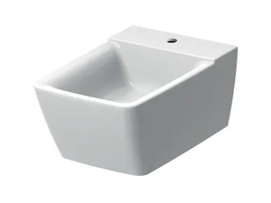 XENO² - Wall-hung Vitreous China bidet - Toilet seat by Geberit