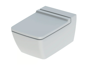 XENO² - Wall-hung Vitreous China toilet - Toilet seat by Geberit
