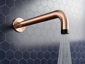 SPN1G - Wall-mounted steel overhead shower with arm - Shower by GEDA
