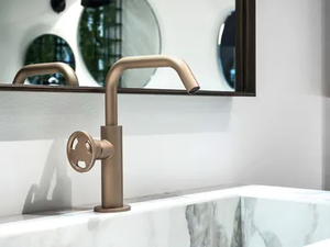 TIBÒ - Countertop single handle washbasin mixer without waste - Tap by GEDA