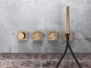 TIBÒ - Recessed shower mixer with hand shower - Shower by GEDA