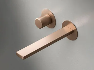 ZOE - Wall-mounted single handle brass washbasin mixer - Tap by GEDA