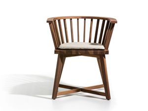 GRAY 24 - Wooden chair with armrests - Styling by Gervasoni