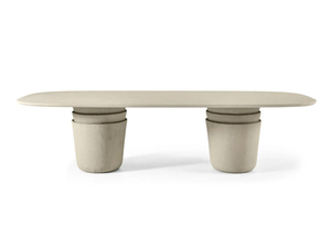 KASANE 31 - Clay garden table - Styling by Gervasoni