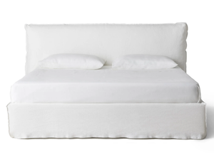 LOLL 80 - Fabric bed with removable cover - Bed frame by Gervasoni