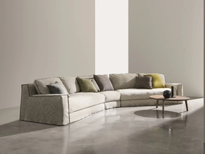 LOLL COMP. 10 - Sectional curved sofa with removable cover - Styling by Gervasoni